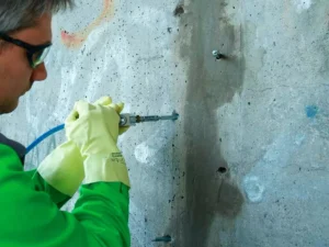 Injectari fisuri in beton